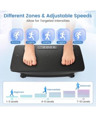 Vibration Plate Exercise Machine with Gravity Sensor for Home