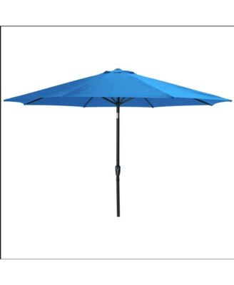 11 foot solar led patio umbrella FT Solar-Powered Lights Cantilever  grillncomfort top design allows gentle airflow Mondawe 11 Ft Solar LED