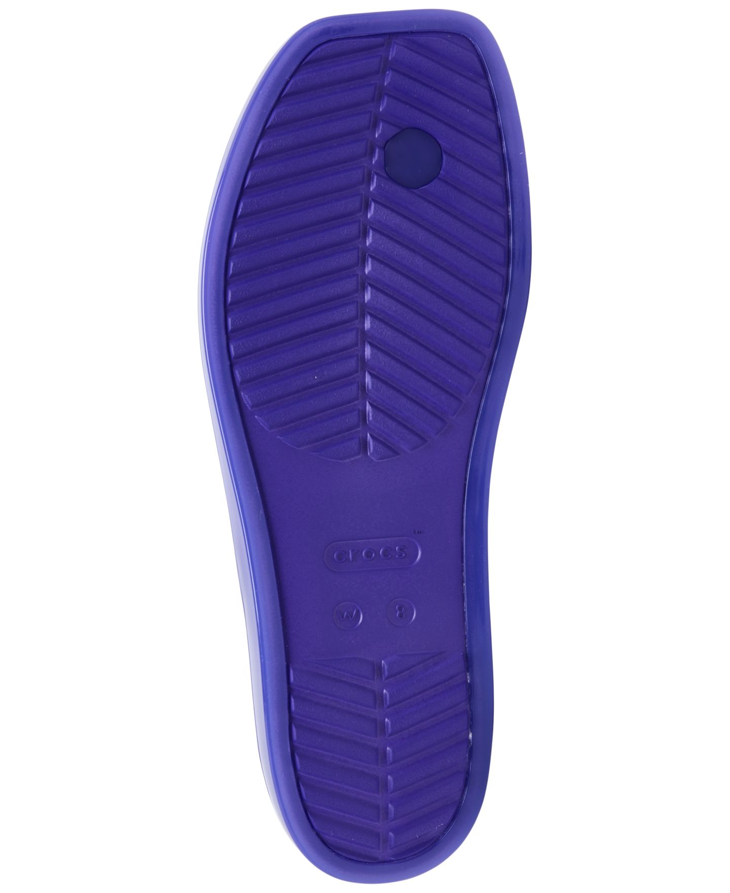 Женские сандалии-вьетнамки Crocs Miami Frosted, цвет: Фиолетовый — фото 6