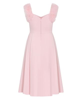Women's Roselyn Ruffle Tulle Midi Dress