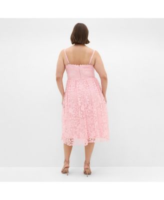 Women's Scarlet Lace Dress