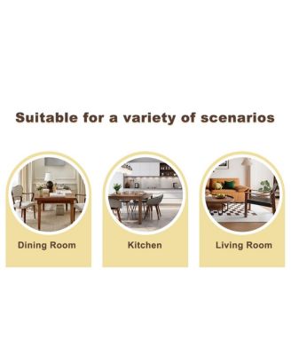 6-Pack Heavy-duty Chairs: 2.1" Cushion, Iron Frame, Home/Office Value