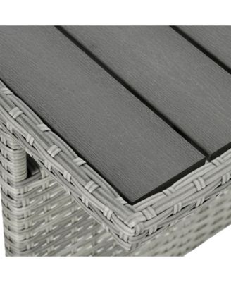 Wicker Furniture Set, Sectional Sofa w/ Loveseats and Chairs,