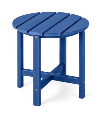 18 in Round Weather Resistant Adirondack Outdoor Side Table