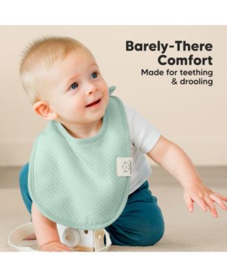 8pk Quin Baby Bibs for Drooling and Teething, Cotton Drool Bibs, Newborn Baby Boys, Baby Girls Bibs