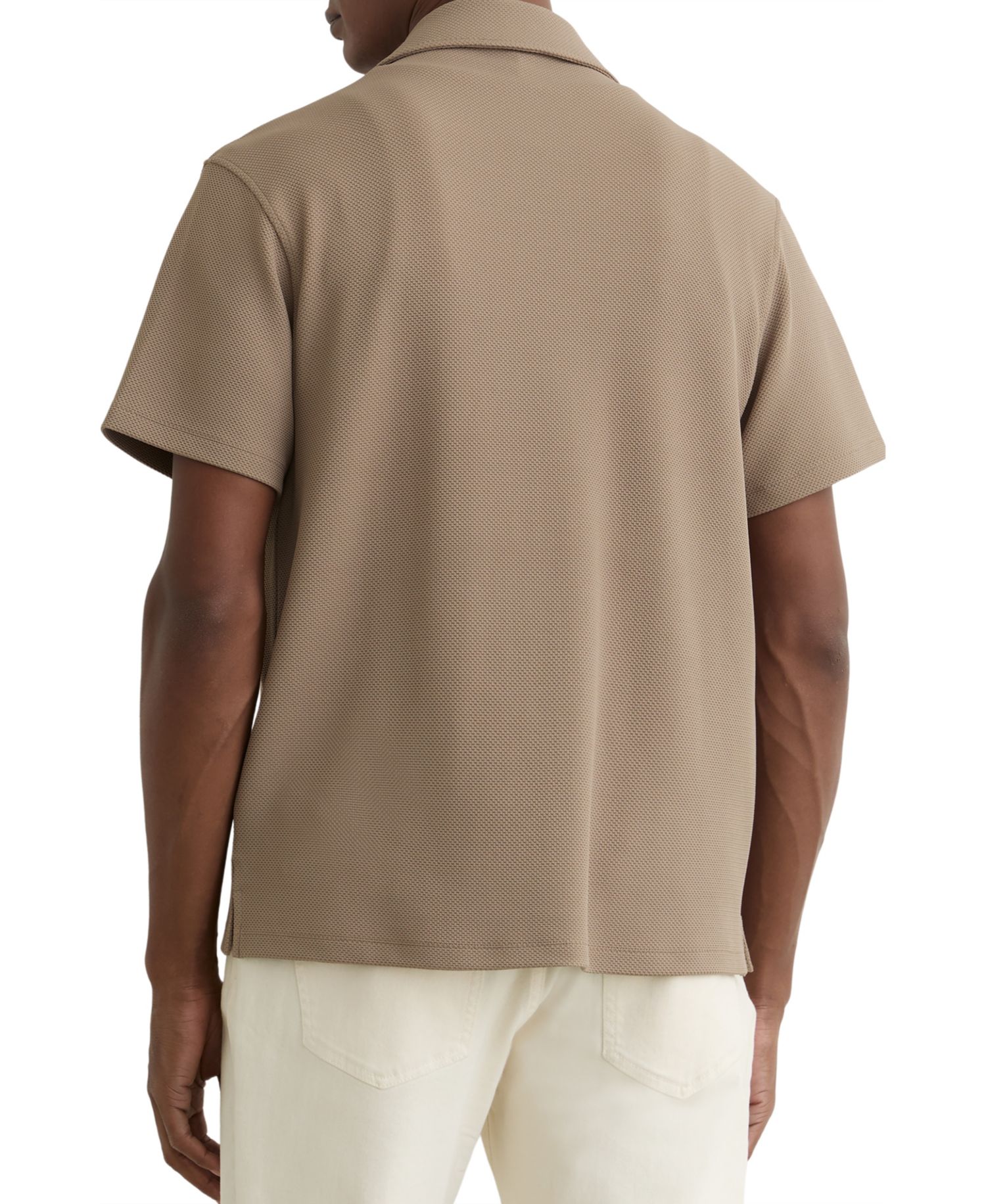 Men's Cedric Textured Cuban-Collar Shirt