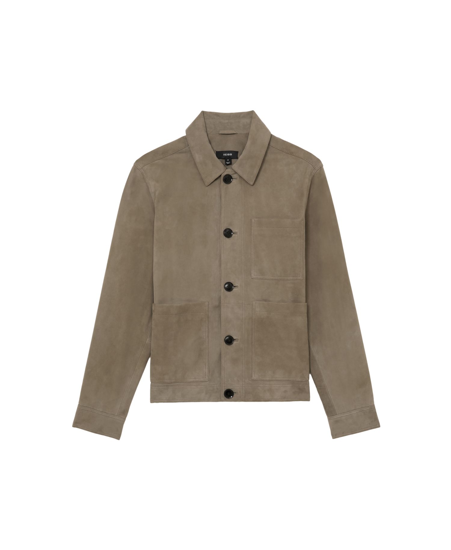 Men's Danny Suede Patch-Pocket Worker Jacket
