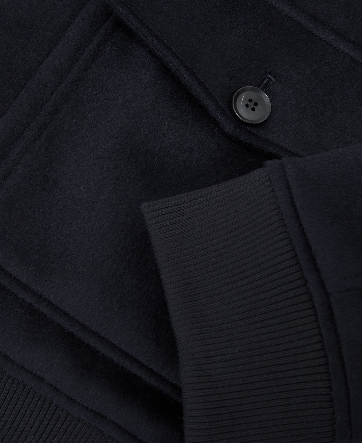 Men's Hadley Wool-Blend Funnel-Neck Bomber Jacket