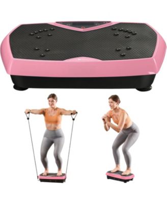 Vibration Plate Exercise Machine with Magnetic Acupoints – Full Body Vibration Platform Lymphatic Drainage Massager