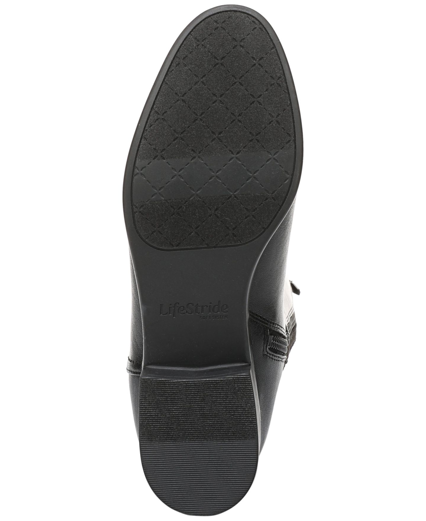 Женские ботинки LifeStride Sarah Knee High Round Toe, цвет: Чёрная искусственная кожа — фото 5