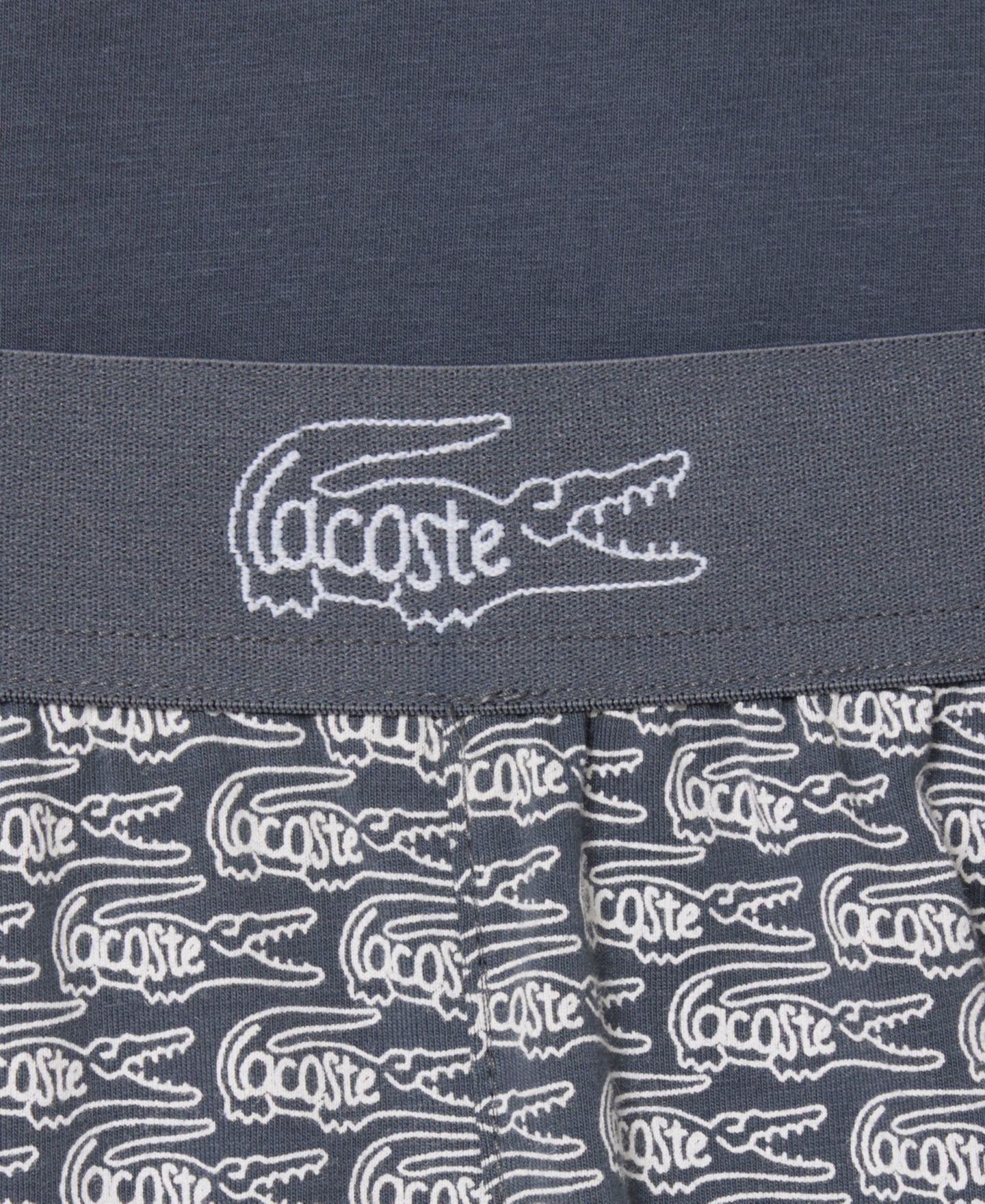 Пижамный комплект для мужчин, короткий рукав, 2 предмета — Lacoste, цвет: Белый — фото 7