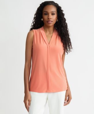 Women's V-Neck Sleeveless Top