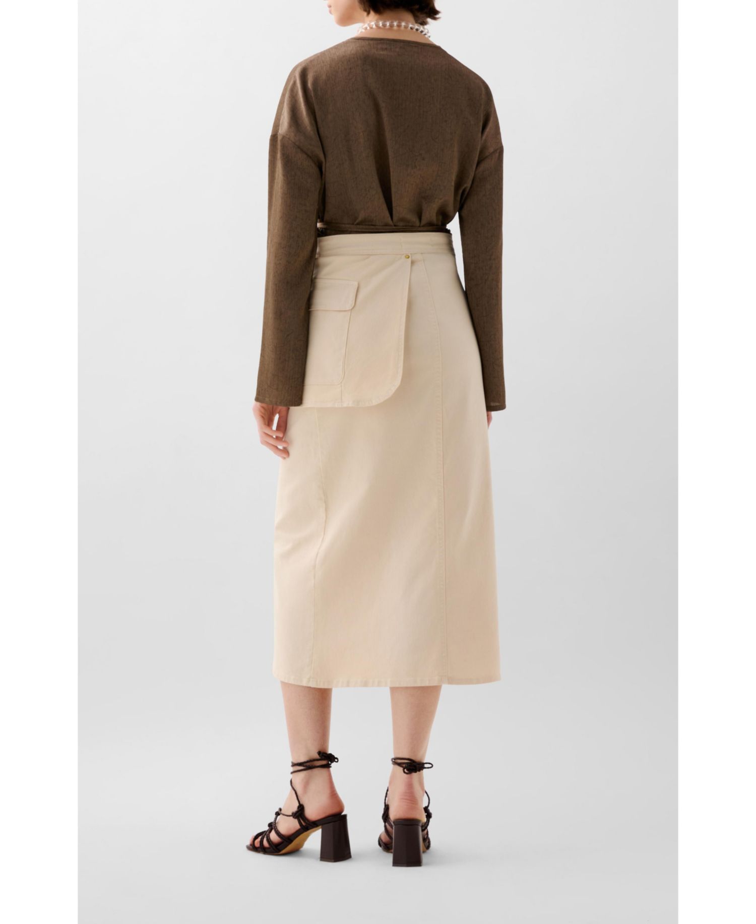Women's Denim Pocket Skirt