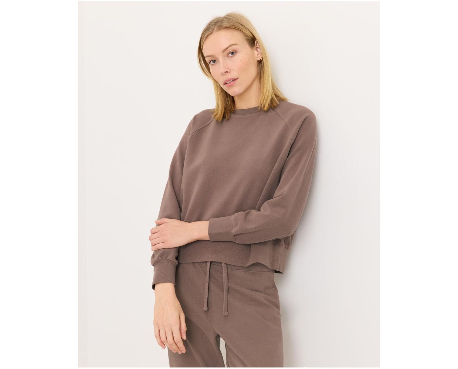 Women's Organic Cotton CloudKnit Raglan Crew Sweatshirts