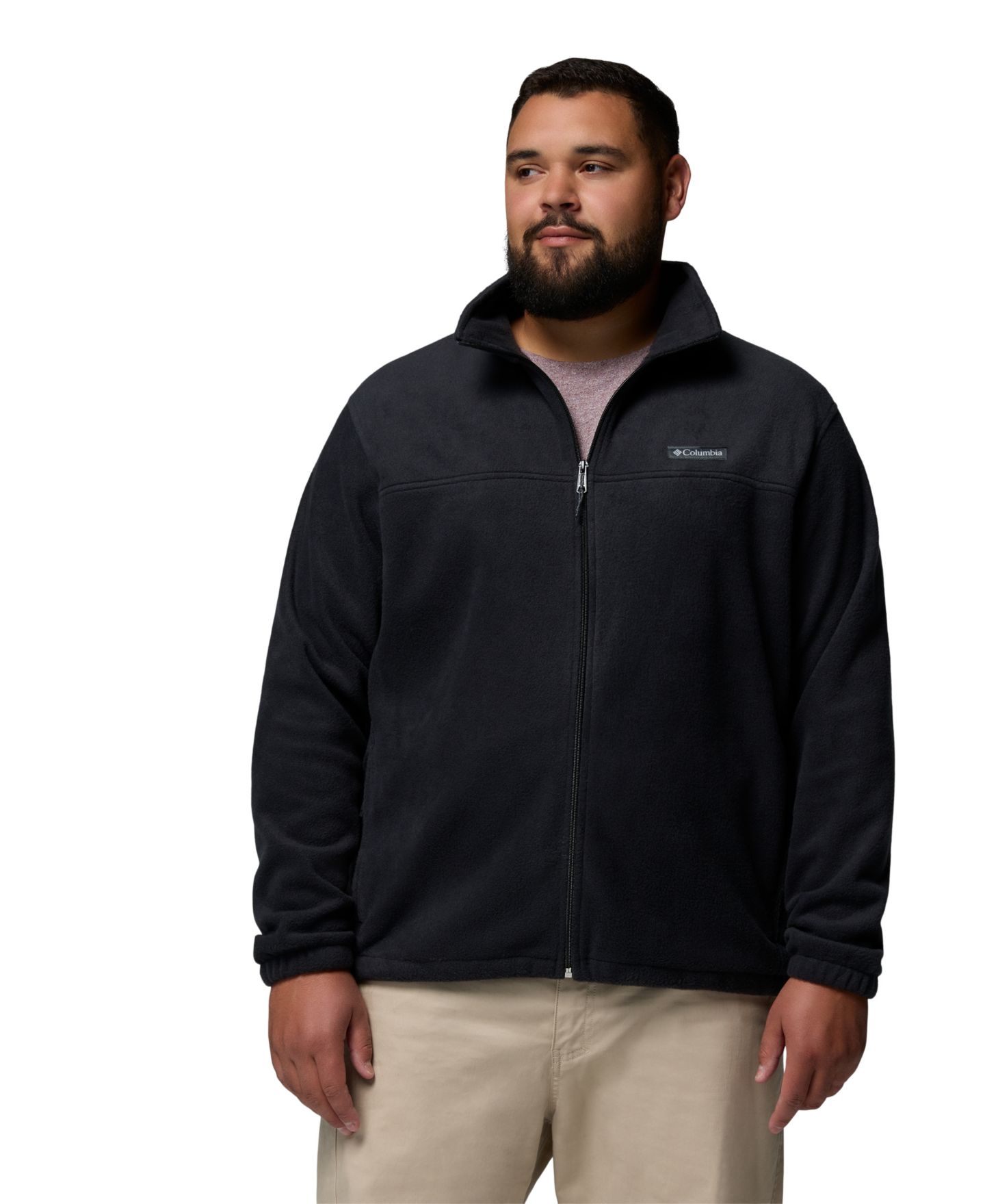 Мужская куртка Columbia Big & Tall Steens Mountain Fleece, цвет: Чёрный — фото 1