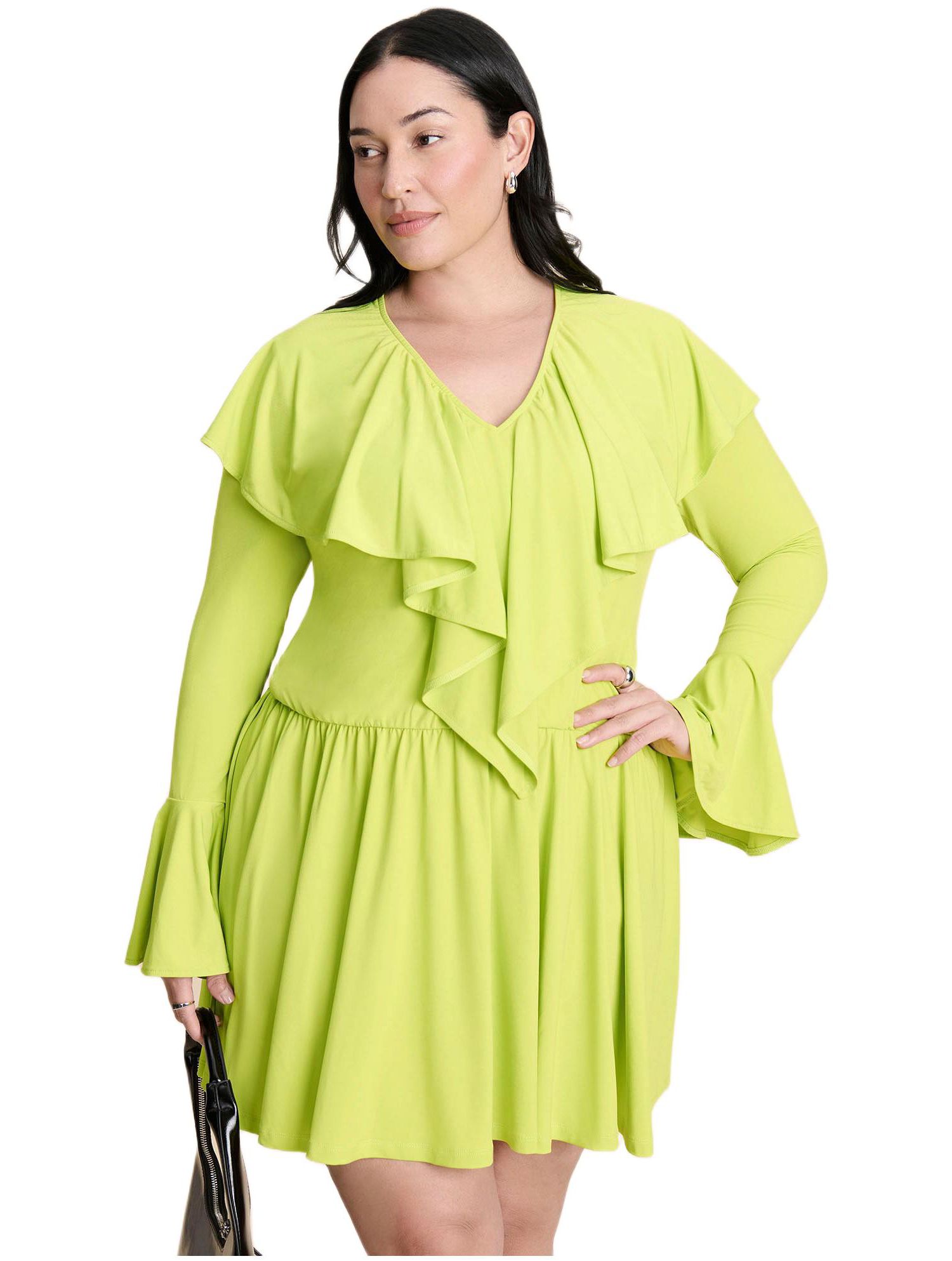 Women's Flounce Mini Dress