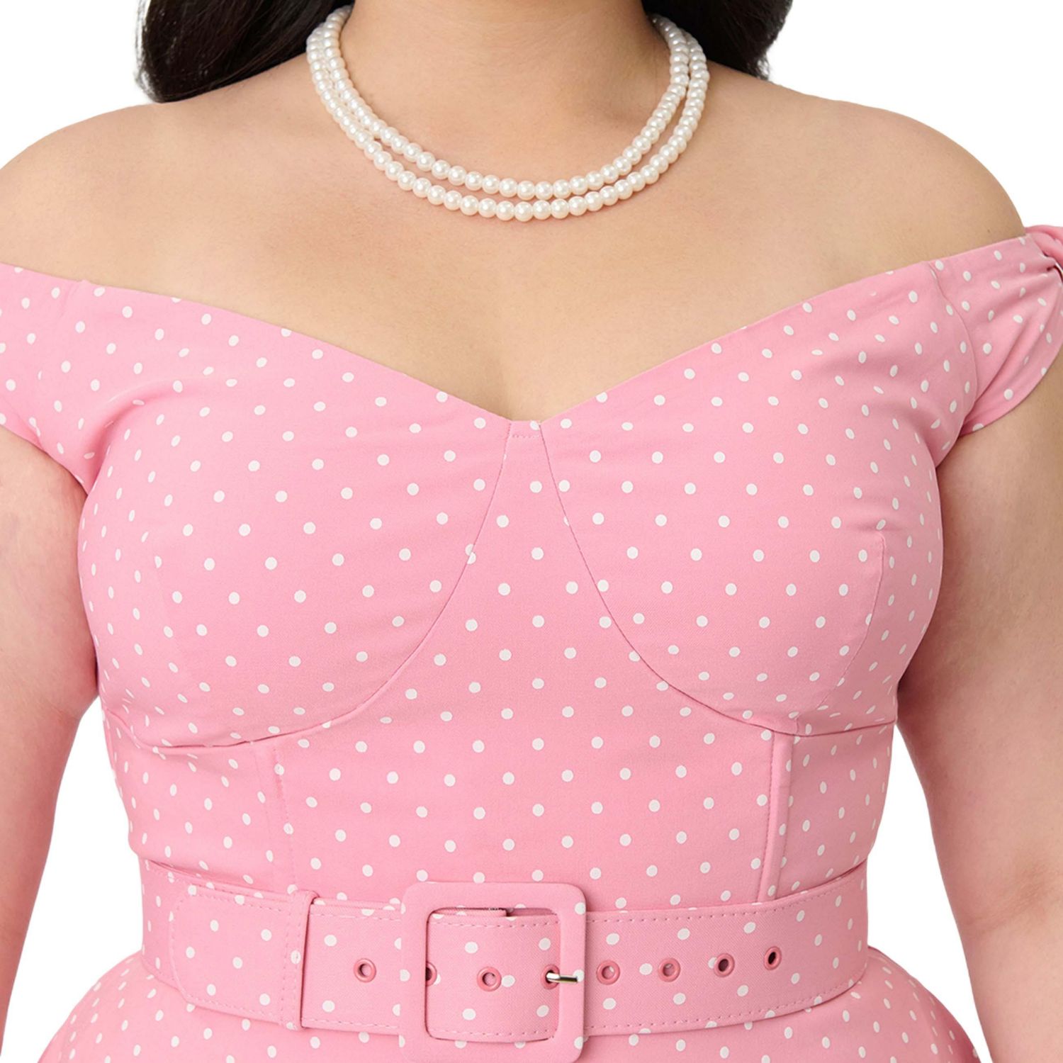 Plus Size Velvet Prairie Swing Dress