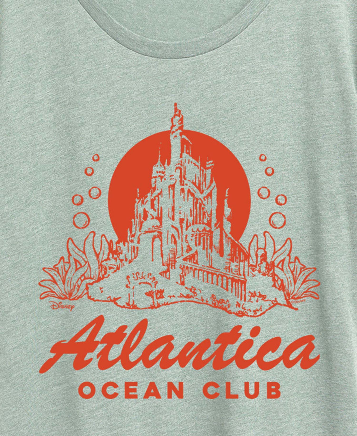 Plus Size Disney Princess Atlantica Ocean Club Short-Sleeve Graphic T-Shirt