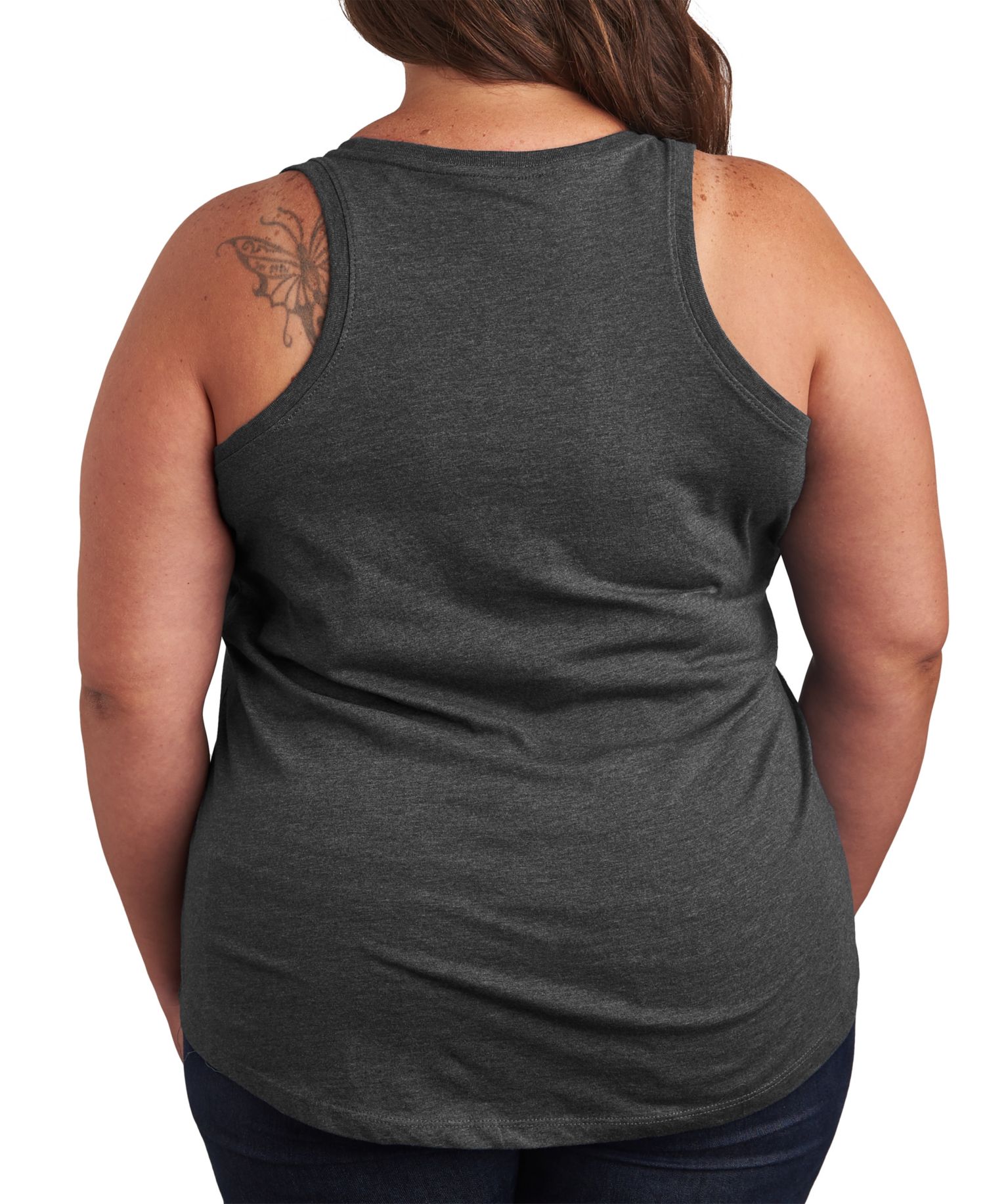 Plus Size Lilo Stitch Surf Racerback Graphic Tank Top