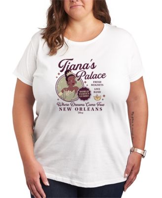 Plus Size Disney Princess Tianas Palace Short-Sleeve Graphic T-Shirt