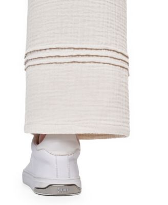 Petite Gauze Straight Leg Pull-On Pants