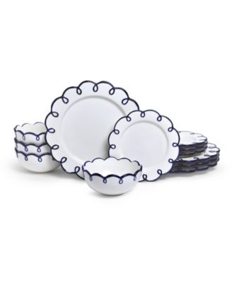Splash of Cheers 12-Piece Dinnerware Set, Service For 4
