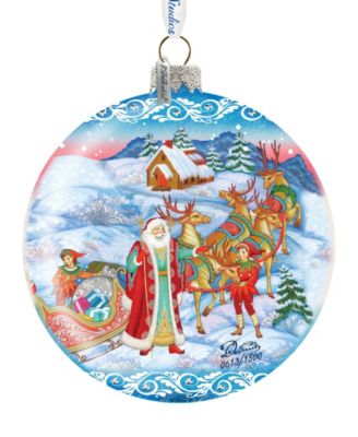 Limited Edition Oversized Beloved Courier Glass Ornament