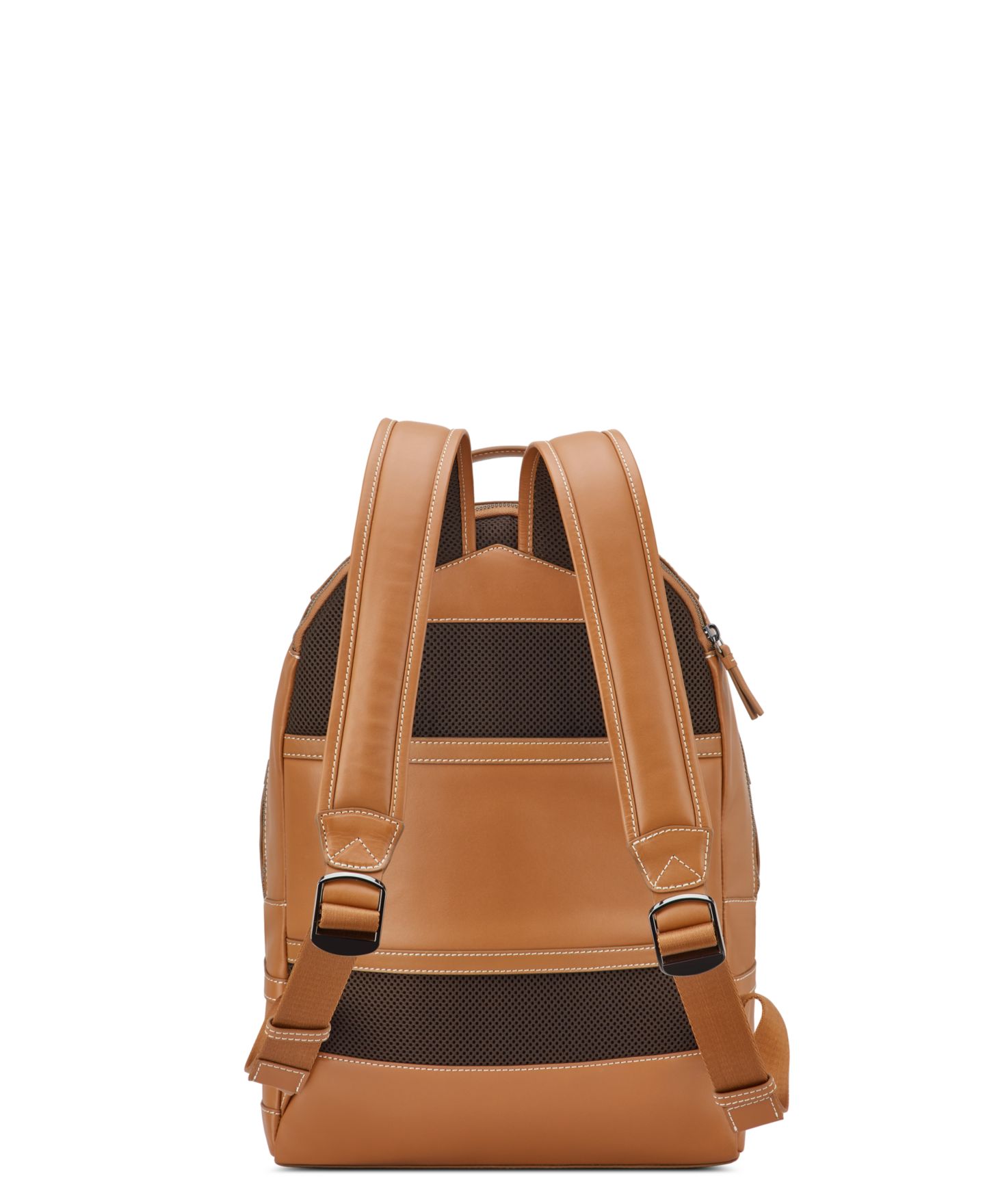 Рюкзак Delsey Paris Chatelet 17" Leather, цвет: Коньячный — фото 7