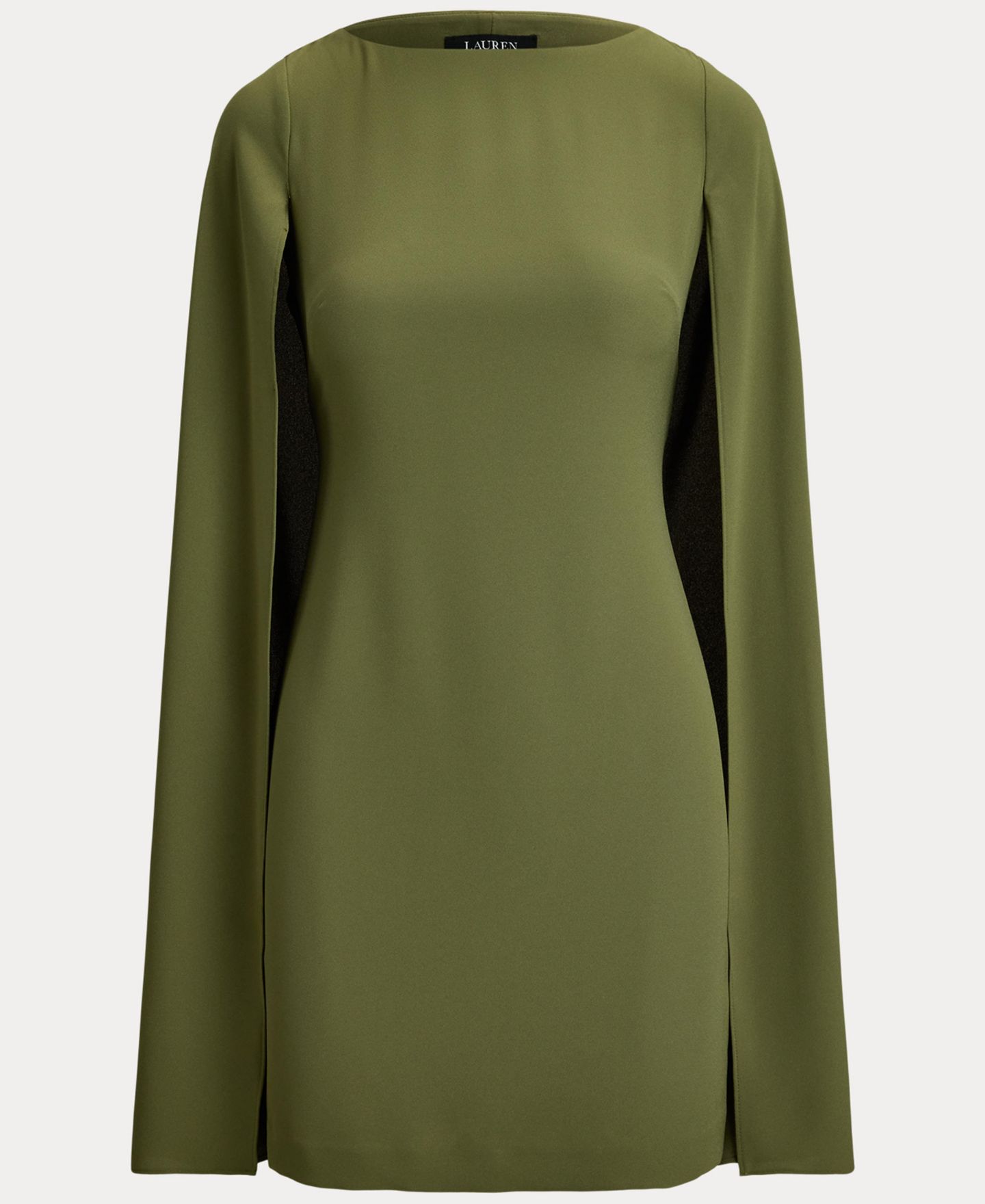 Женское платье Lauren Ralph Lauren Cape Georgette Cocktail, цвет: Зелёный — фото 5