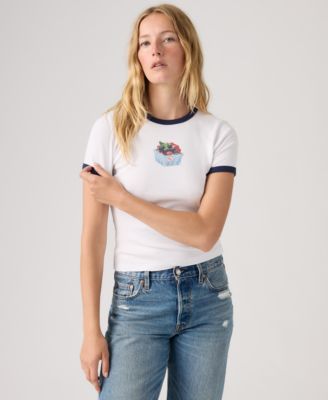Women's Graphic Ringer Rickie T-Shirt