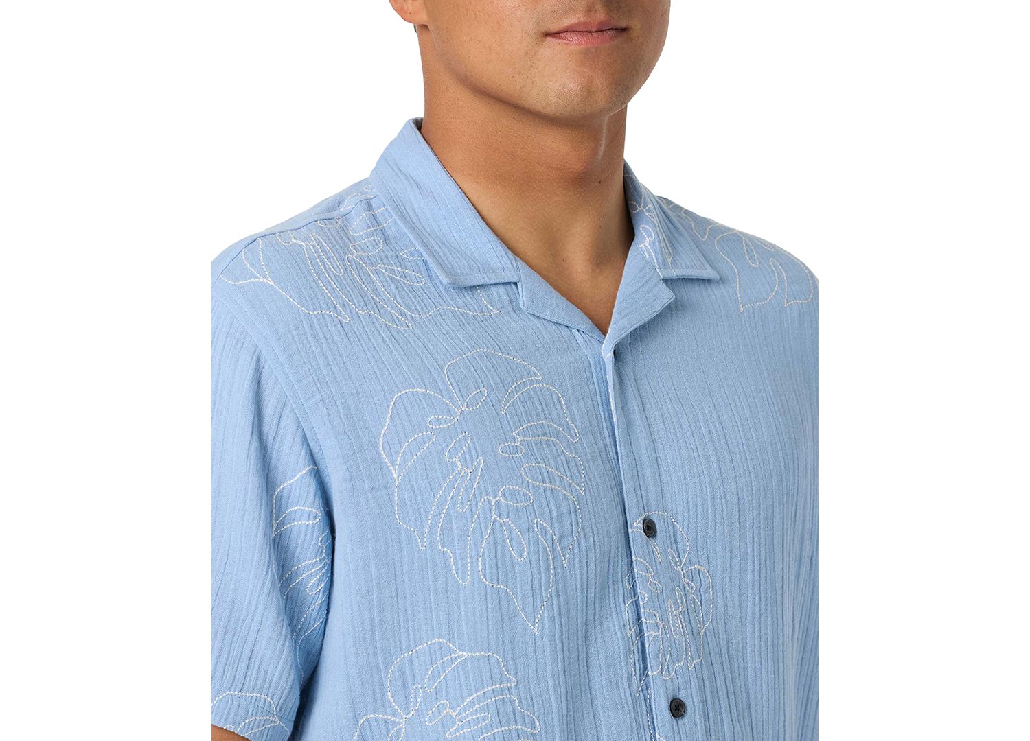Men's Pipe Rodeo Regular-Fit Camp Collar Shirt