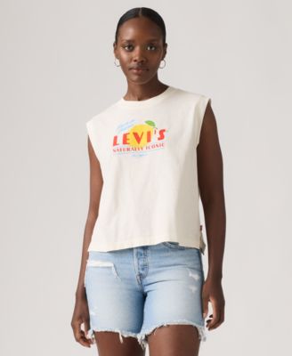 Women's Boxy Crew Neck Tank Top