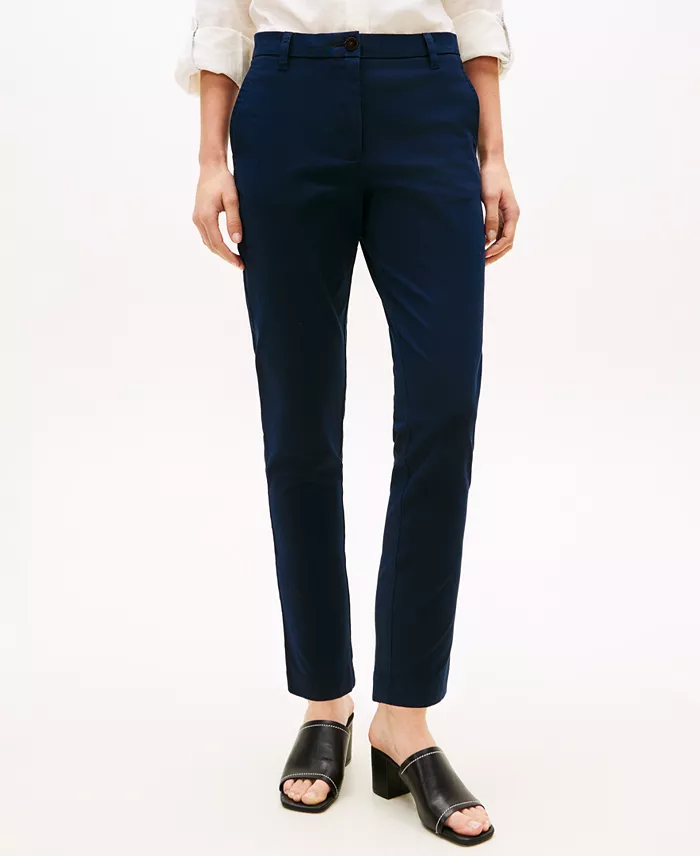Women's Twill Slim Chino Pants - thumbnail 7