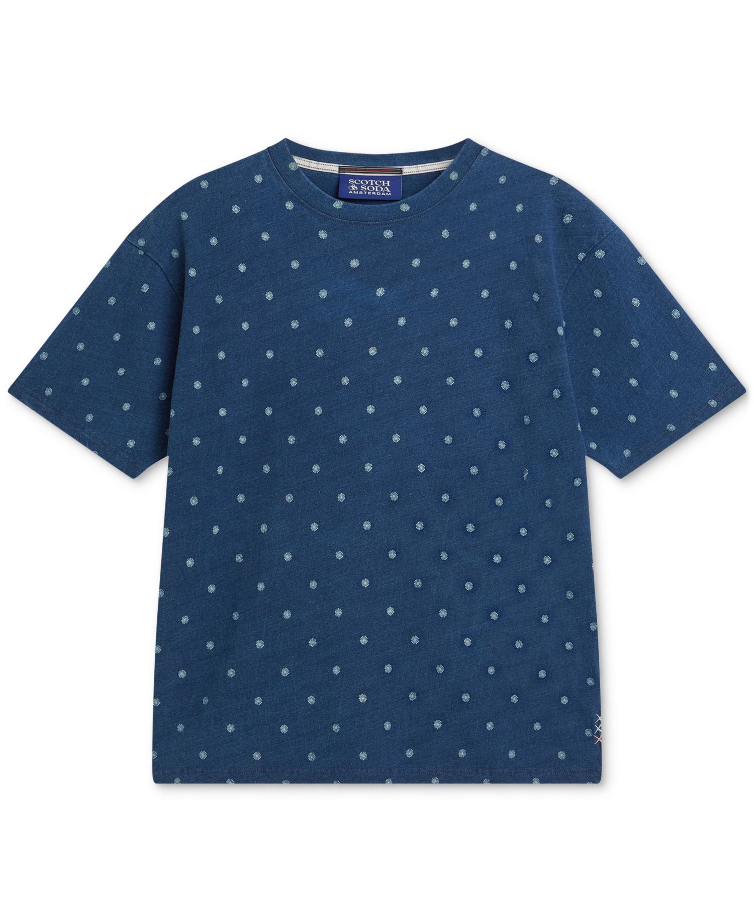 Men's Cotton Micro Printed T-Shirt
