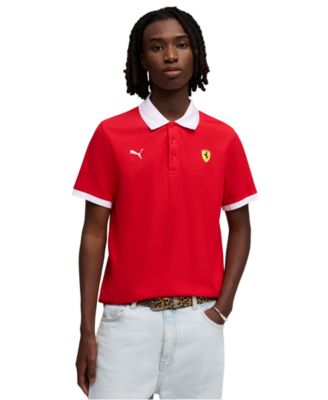 Men's Ferrari Piquet Short-Sleeve Polo Shirt