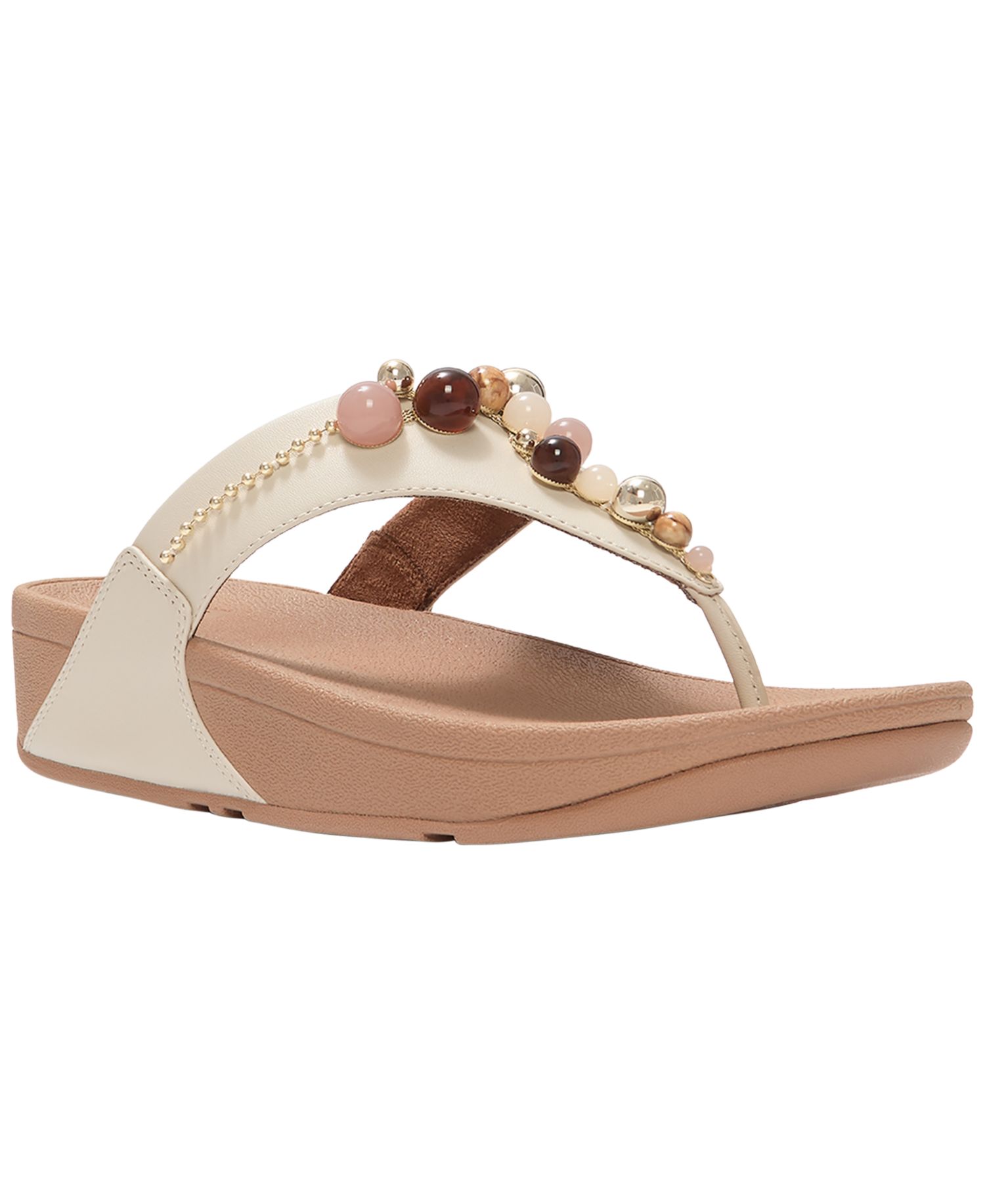Women's Lulu Beaded Toe Post Slip-On Sandals