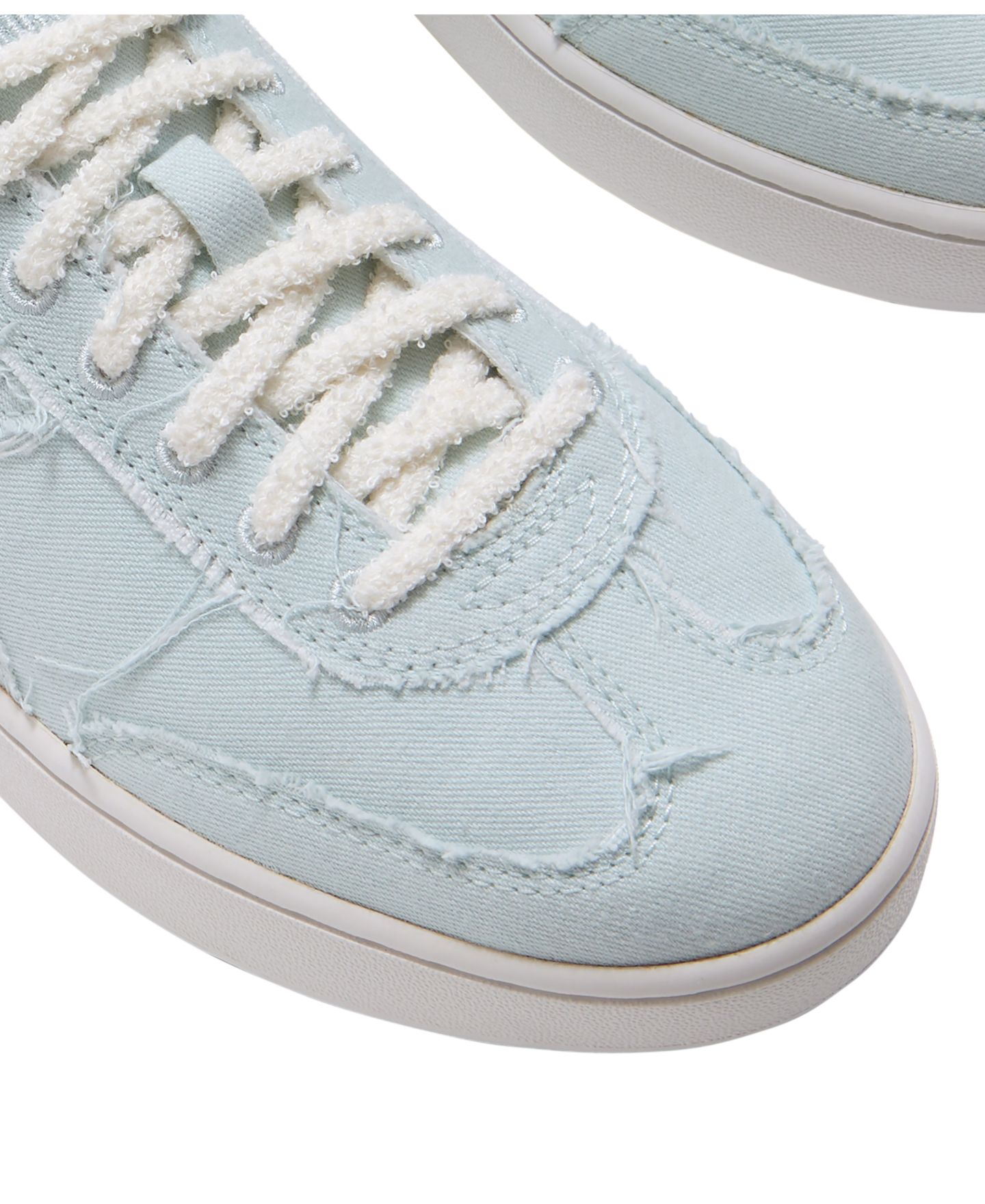 Женские кроссовки FitFlop The Dash Denim Frayed Round Toe, цвет: Ледяной синий — фото 5