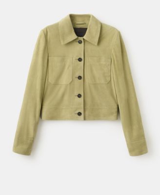 Women's Buttons Suede Jacket
