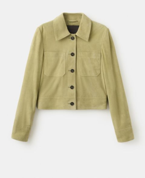Женские куртки MANGO Women's Buttons Suede Jacket