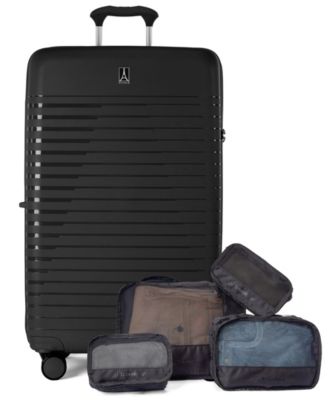 Optima Large Check-In Expandable Spinner and Packing Cubes