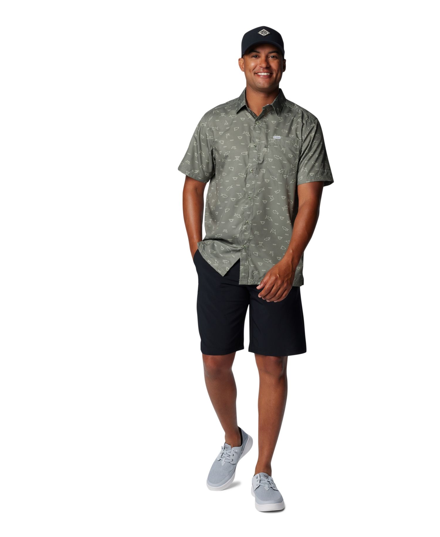 Men's PFG Grander Marlin III Offshore 10" Short