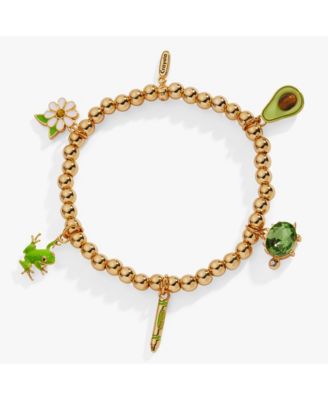 Crayola Forest Green Charm Stretch Bracelet