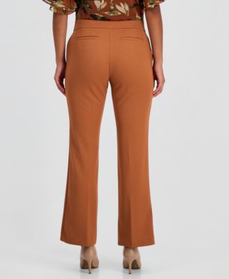 Orange Straight Petite Dress Pants & Trousers | Macy's