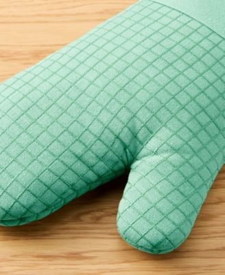 Gourmet Series Gridlines Oven Mitts Set, Pack of 2