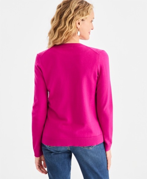 Женские Style & Co Women's Button-Down Long-Sleeve Cardigan