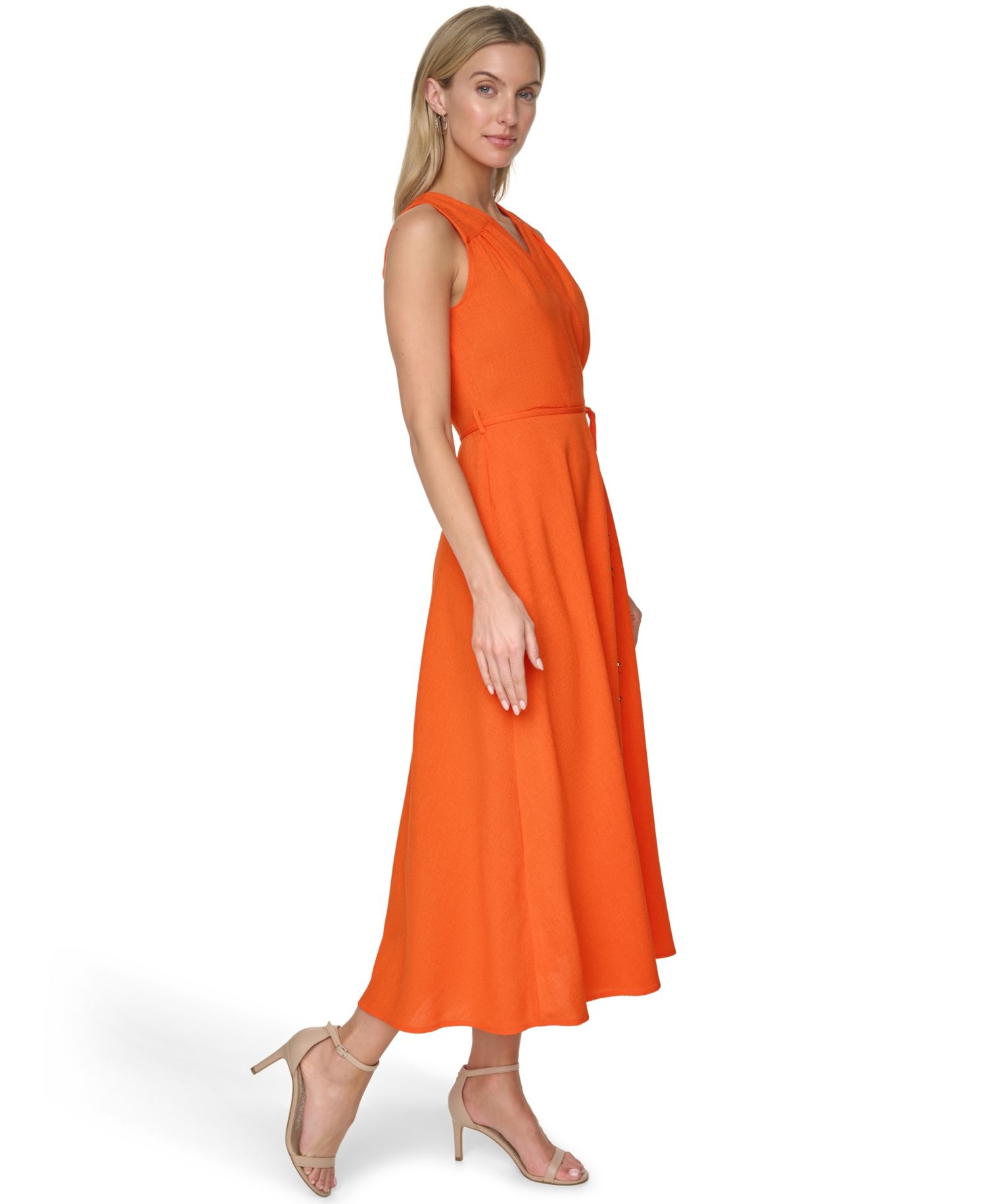 Women’s V-Neck Midi Dress