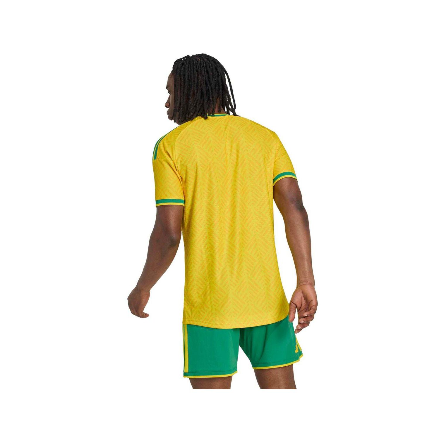 Men's Yellow South Africa National Team Home On-Field Authentic Jersey
