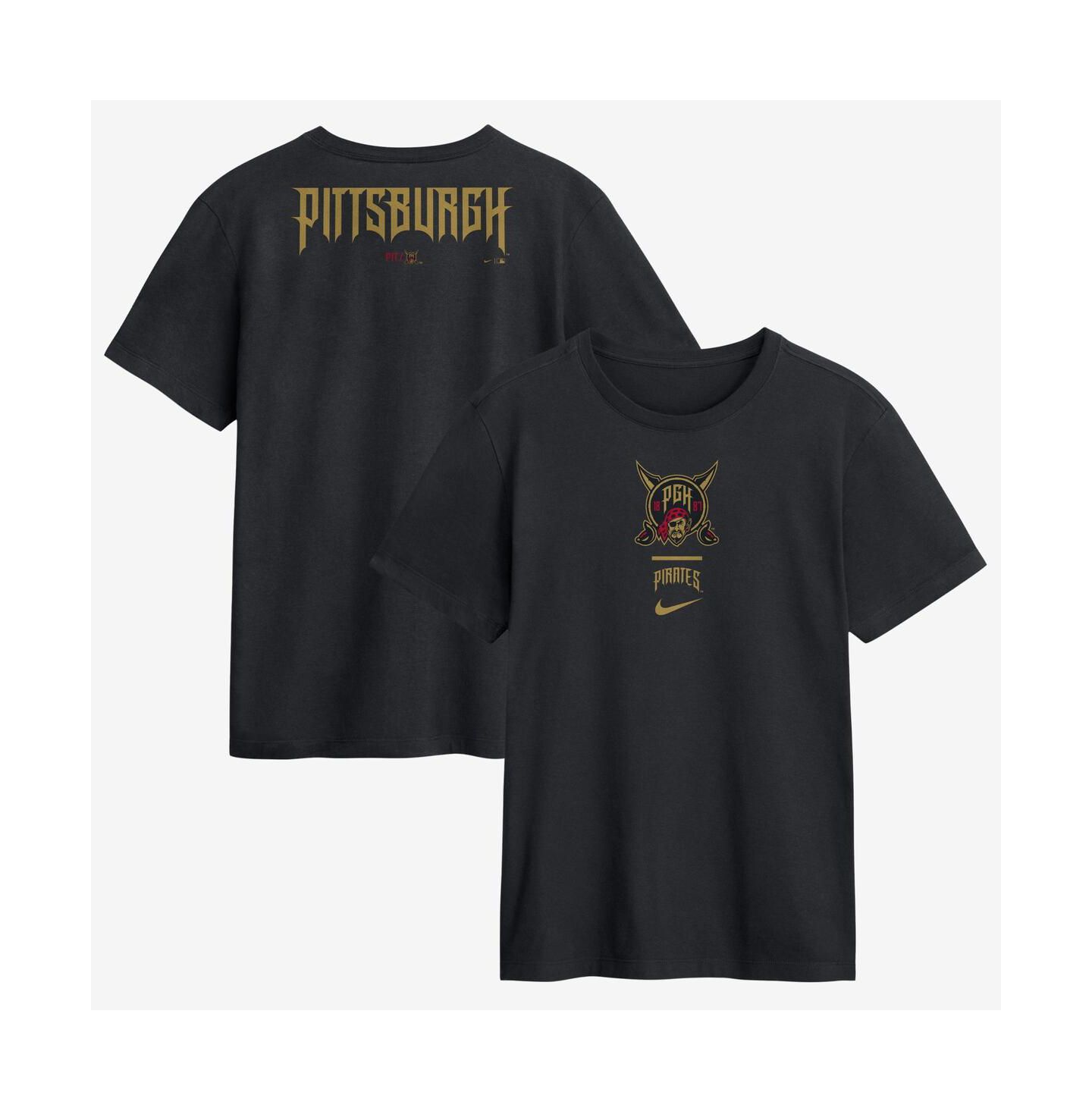 Мужская футболка Nike Black Pittsburgh Pirates 2026 City Connect 2-Hit — фото 1