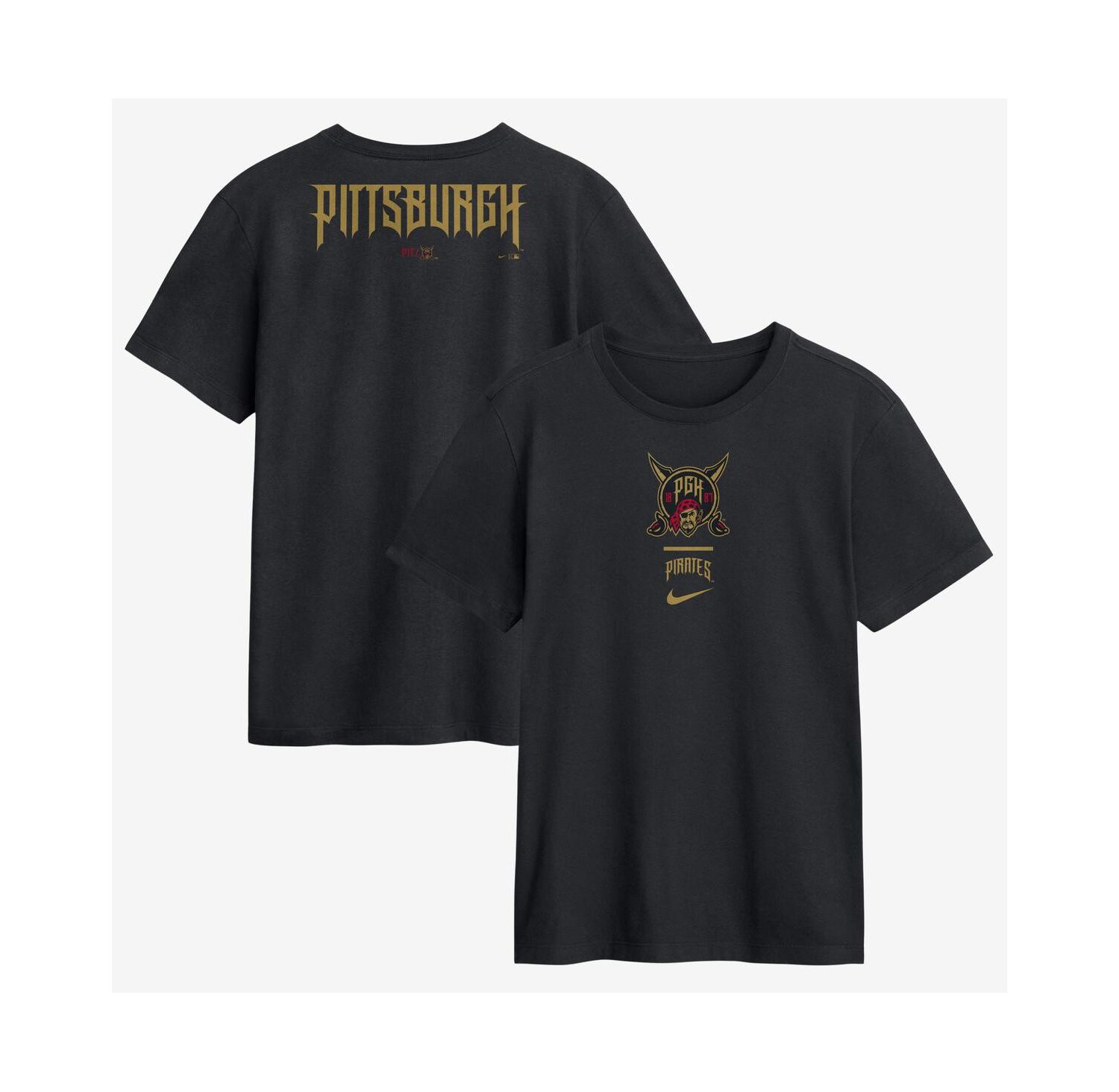 Men's Black Pittsburgh Pirates 2026 City Connect 2-Hit T-Shirt