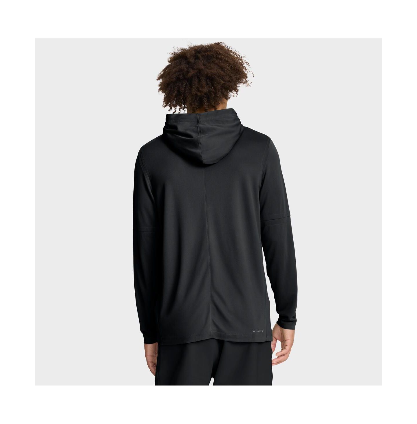 Мужская футболка Nike Black San Francisco Giants Authentic Collection Dri-FIT Long Sleeve Hooded — фото 3